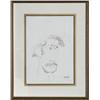 Image 1 : Leonardo Nierman, Self-Portrait 4, Ink Drawing