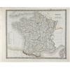 Image 1 : John Dower, Map of France, Engraving