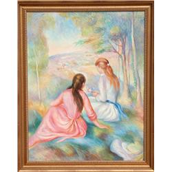 George Russin, After Renoir, Oil Painting