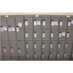 12 Bank Of Quarter Tall Lockers