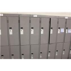 6 Bank Of Half Tall Lockers