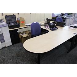 Maple U-Shape Executive Office Suite (Lh)