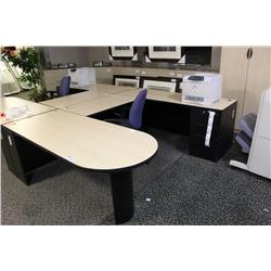 Maple U-Shape Executive Office Suite (Univ)