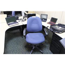 Blue Hiback Ergonomic Task Chair