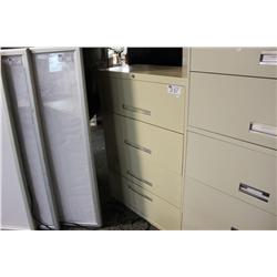 Beige 4 Drw. Lateral File Cabinet