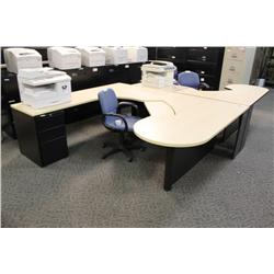 Maple U-Shaped Executive Office Suite
