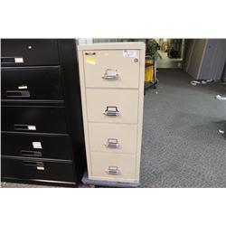 Fireking 4 Drw. Legal Fireproof File Cabinet