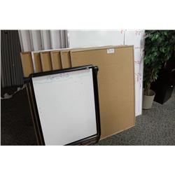6 Cork Boards And Folding Whiteboard