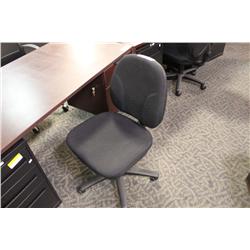 Black Adjustable Steno Chair