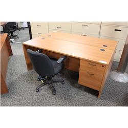 Cherry S.P. Straight Desk