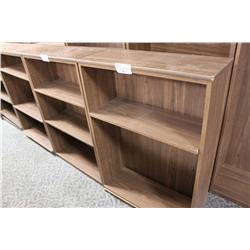 4' Dark Wood Bookshelf