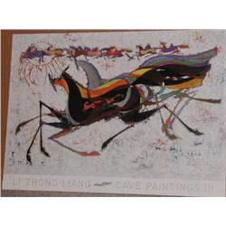 Li Zhong-Liang, Cave Paintings III Poster 