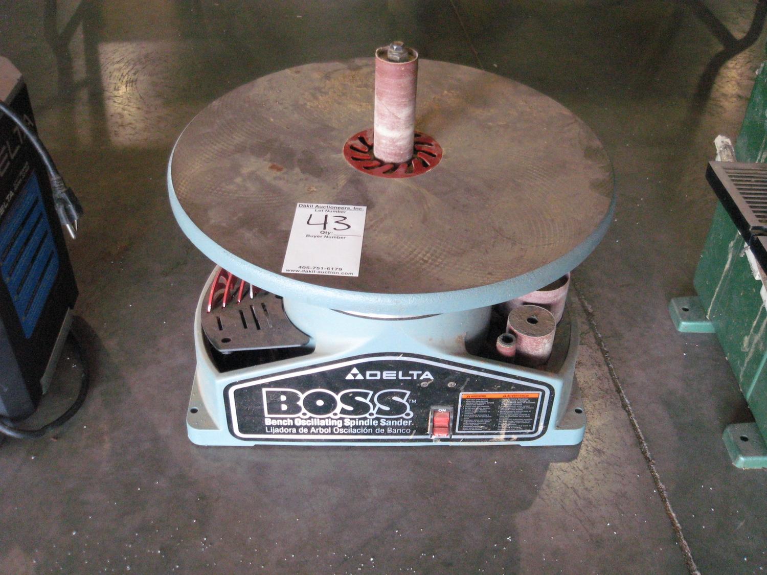 DELTA MOD 31780 B.O.S.S. BENCH OSCILLATING SPINDLE SANDER