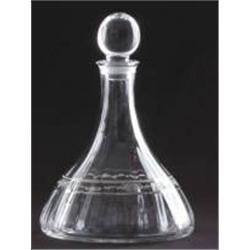 CRYSTAL WINE DECANTER - SILVER   