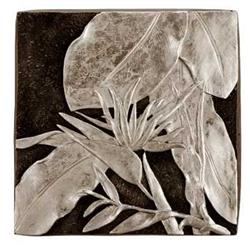 Silver Leaf Wall Plaque