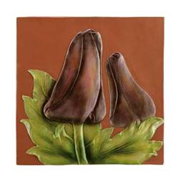 Purple Tulip Wall Plaque