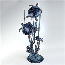 Sea Turtles Bronze Sculpture