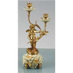 BRONZE ANGEL CANDLEHOLDER