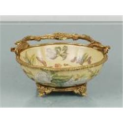 FINE PORCELAIN ACCENTED WITH BRASS