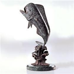 Bull Mahi Mahi Bronze Sculpture