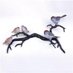 Bird Wall Hanging Bronze Sculpture