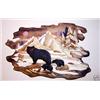 Image 1 : "THE BEAR FAMILY"  -   WOOD CARVING  -  QUALITY