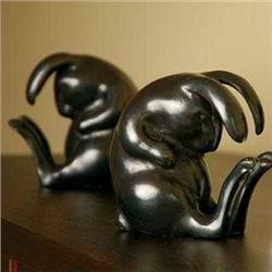 Rabbit Bookends
