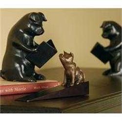 Reading Pig Bookends