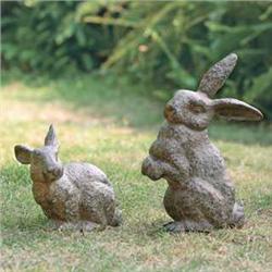 Standing & Sitting Rabbits - Set of 2