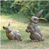 Image 1 : Standing & Sitting Rabbits - Set of 2