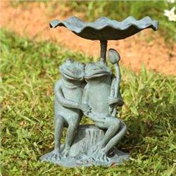 Frog Lovers Birdbath / Bird Feeder