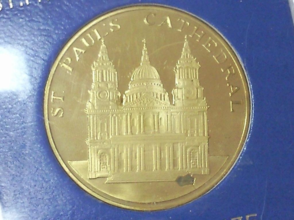 St. Paul's Cathedral Solid Bronze Token