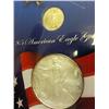 Image 2 : US Ameircan Eagle Set 2004 $5 Gold & ASE