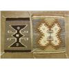 Image 1 : 2 Navajo Homespun Sampler Weavings