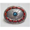 Image 1 : 1975 Navajo Belt Buckle by JW Toadlena