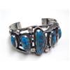 Image 2 : Navajo Sterling Silver Turquoise Bracelet