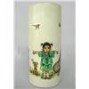 Image 3 : 1979 Pictorial Vase ''Indian Family'' by L Avey