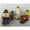 Image 4 : 9 Mexican Tarahumara Dolls and Carved Animals