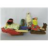 Image 5 : 9 Mexican Tarahumara Dolls and Carved Animals