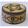 Image 1 : Northern California Tri-Color Lidded Woven Basket