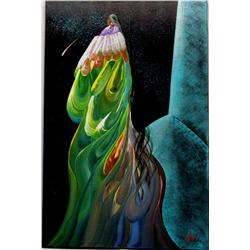 Original Acrylic Painting by Bill Rabbit