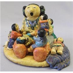 Composition Storyteller Doll by Vicky de Taos