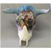 Image 1 : Handpainted Cow Skull