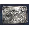 Image 3 : 4 Charles Russell Pewter Buckles in Framed Display