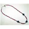 Image 1 : Amethyst Pearl & Sworovsky Gem Necklace
