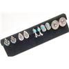 Image 1 : 5 Pair Turquoise Silver Earrings Some Navajo