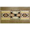 Image 1 : 3 Navajo Homespun Sampler Weavings