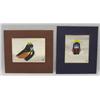 Image 1 : Pair 1981 Original Paintings Hallmarked CT