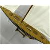 Image 2 : Wooden Yacht Model With 2 Sails