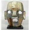Image 1 : Mexican Stone Tiled Mask On Stand